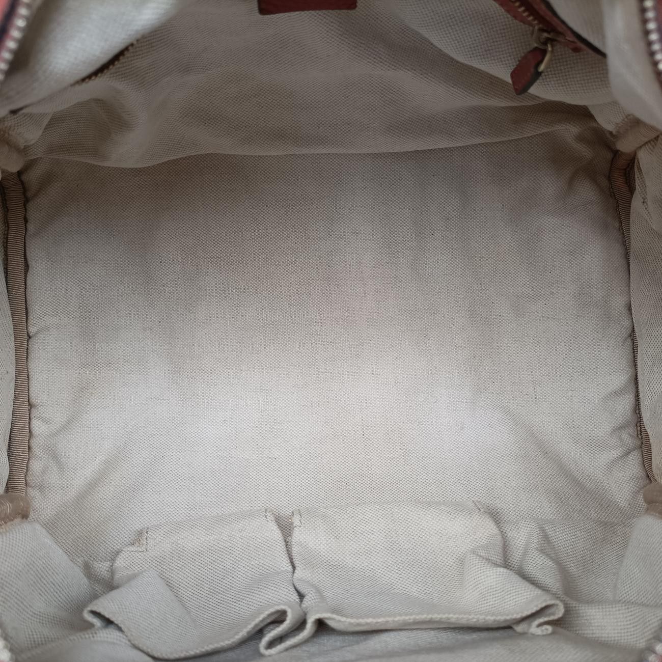 グッチGucciシェリーラインピンク×レッド×ベージュレザー247205G8793725