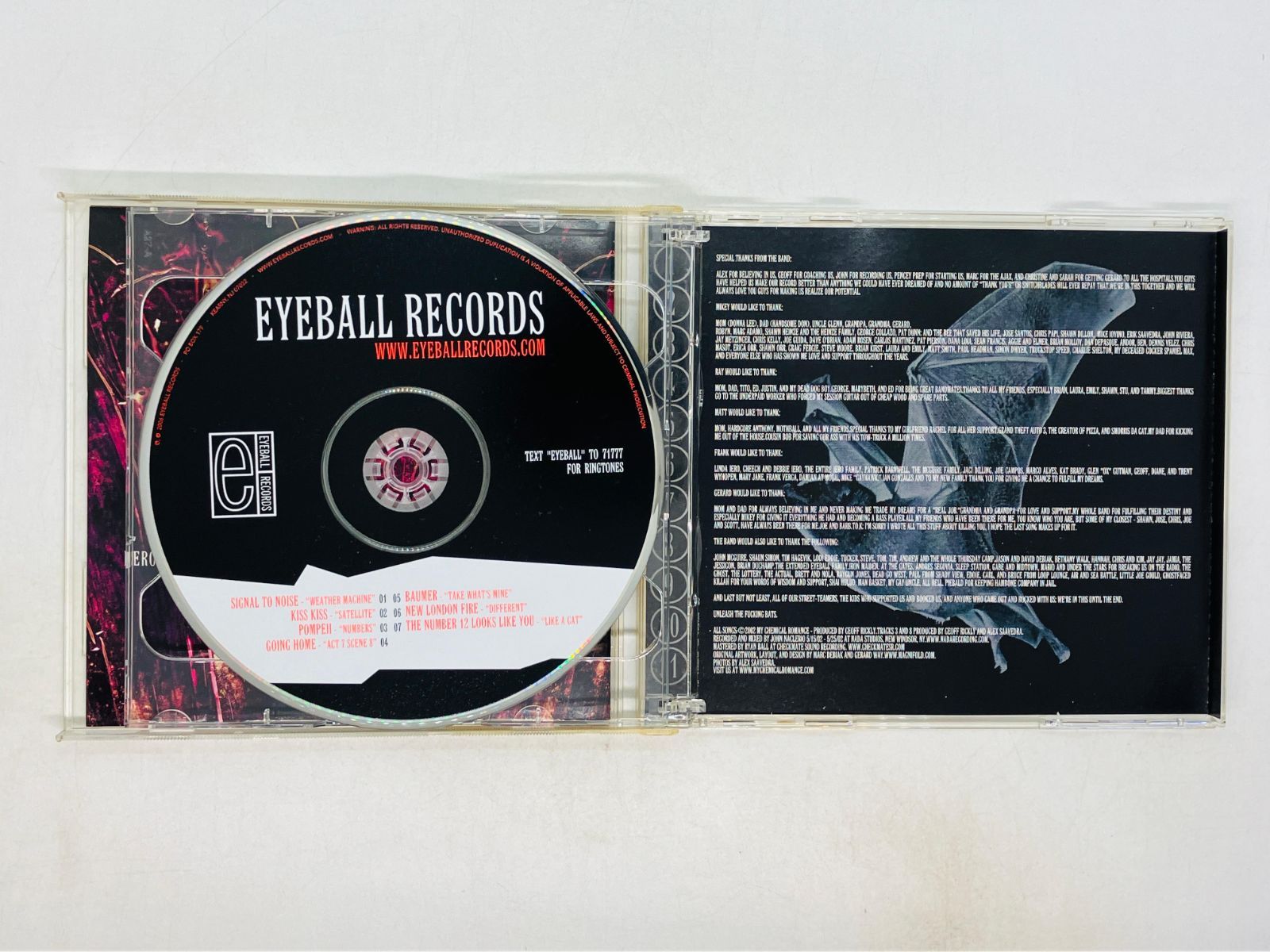 2CD マイ ケミカル ロマンス アイ・ブロウト・ユー・マイ・ブリッツ MY