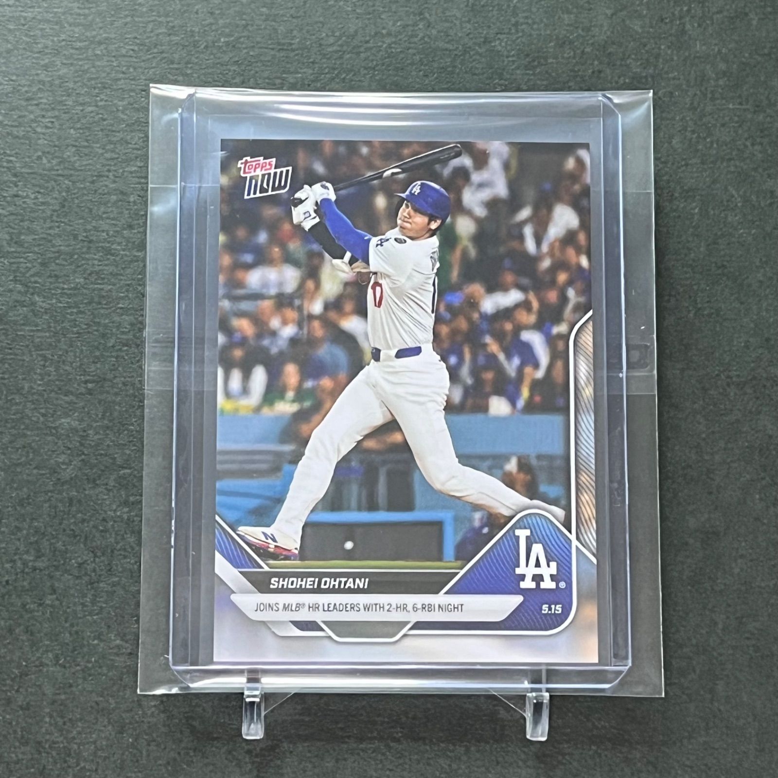 5-184【新品スリーブ&ローダー入り】大谷翔平 ボブルヘッドデーに2HR6 