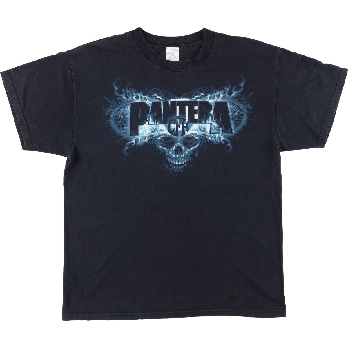 古着 アルスタイル ALSTYLE PANTERA パンテラ ドクロ柄 スカル柄 バンドTシャツ バンT メンズL相当|eaa585054