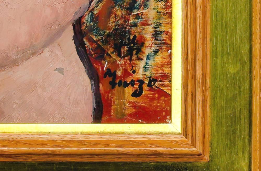 低価格で大人気の 真作】【WISH】伊藤悌三「裸婦」油彩 6号 ◇温もりある肌感 絵画