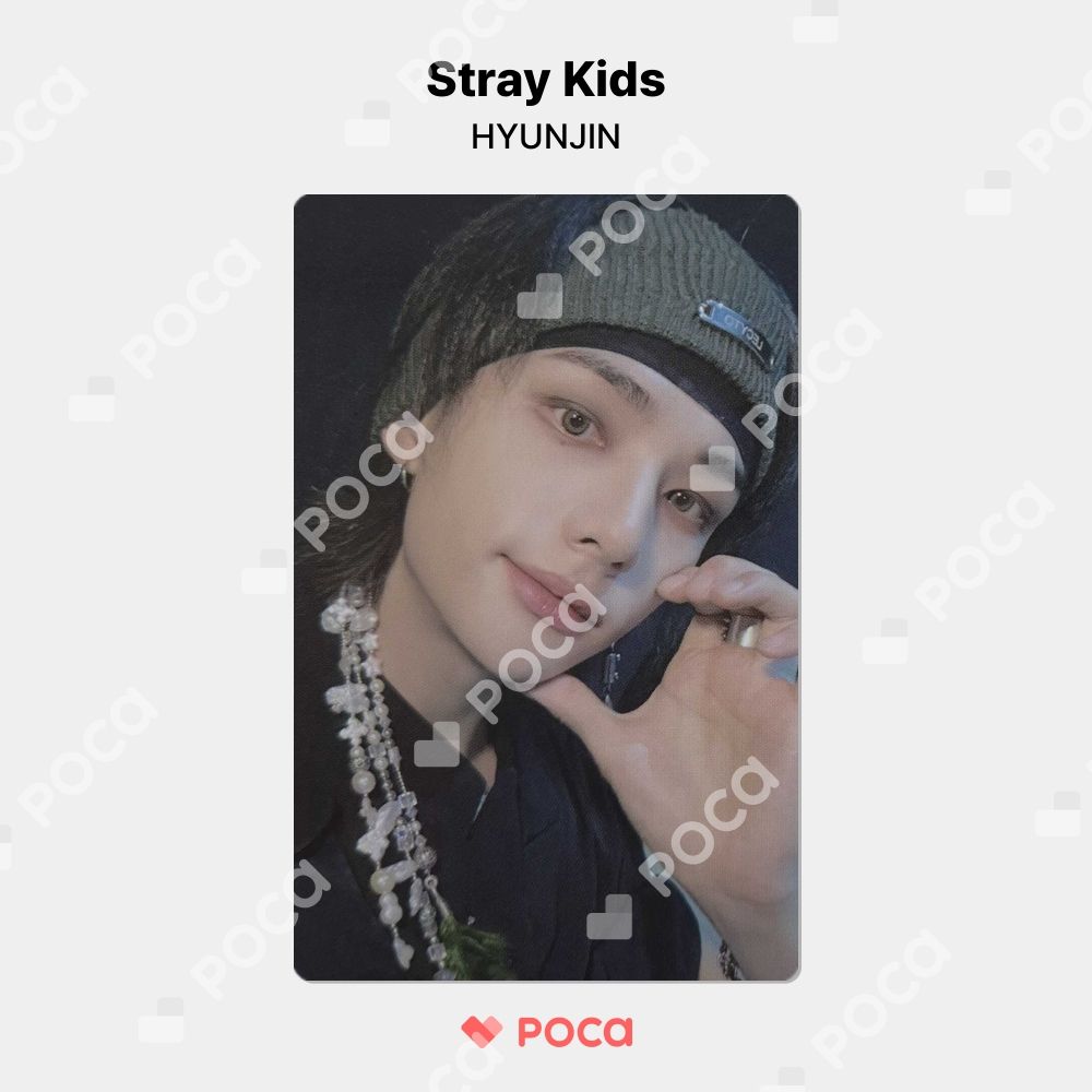 straykids ヒョンジン hop JYP トレカ straykids ヒョンジン スキズ トレカ 樂-STAR ROCK-STAR Blue