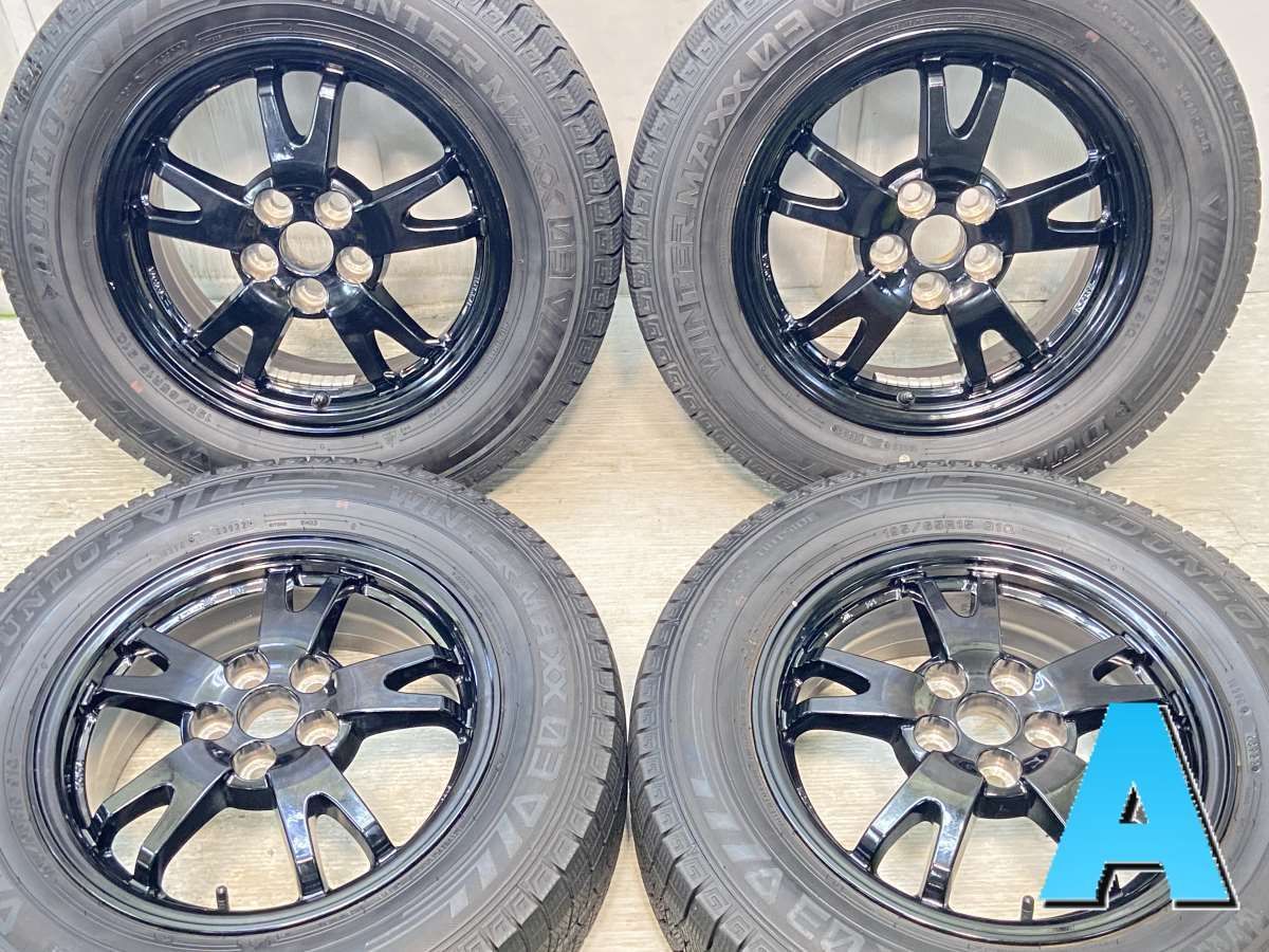 195/65R15 ダンロップ ウィンターマックス03 トヨタ純正 15x6.0 45 100 