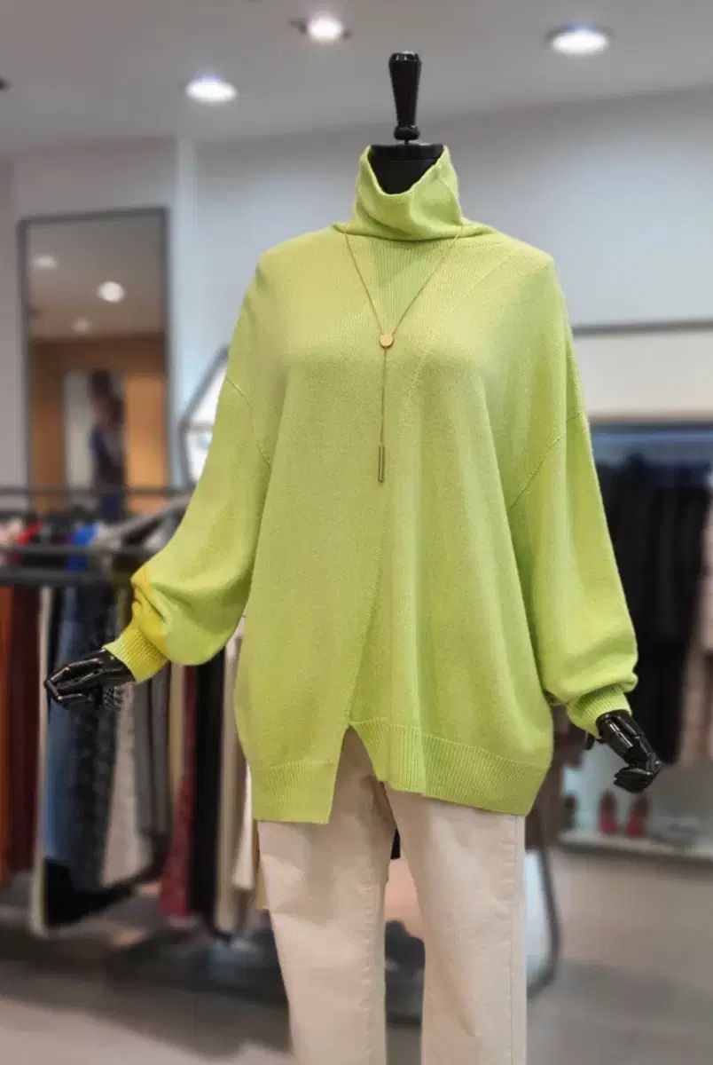 タートルネック ニット