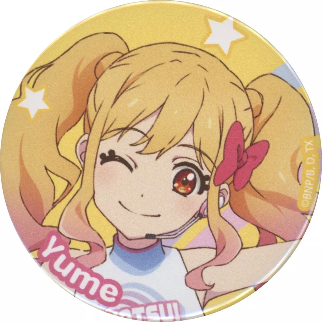 アイカツ 虹野ゆめ DMMスクラッチ まとめ売り 中古】バッジ・ビンズ 虹野ゆめ 缶バッジ 「DMMスクラッチ! アイカツ
