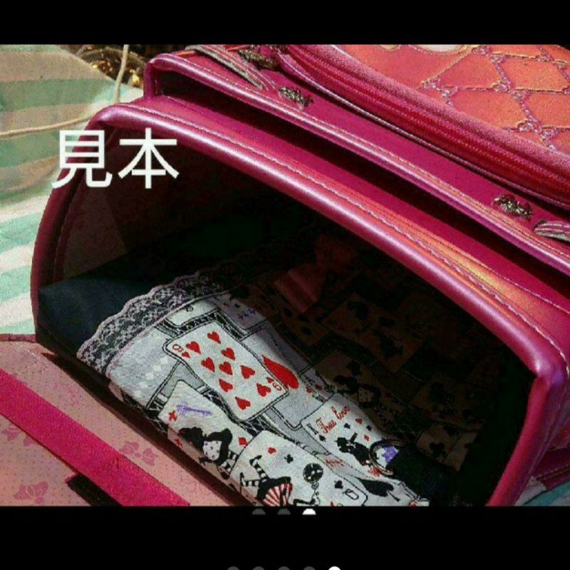 さくらんぼ 花柄 タブレット入れ iPad入れ 小学校 中学生 女子 紫