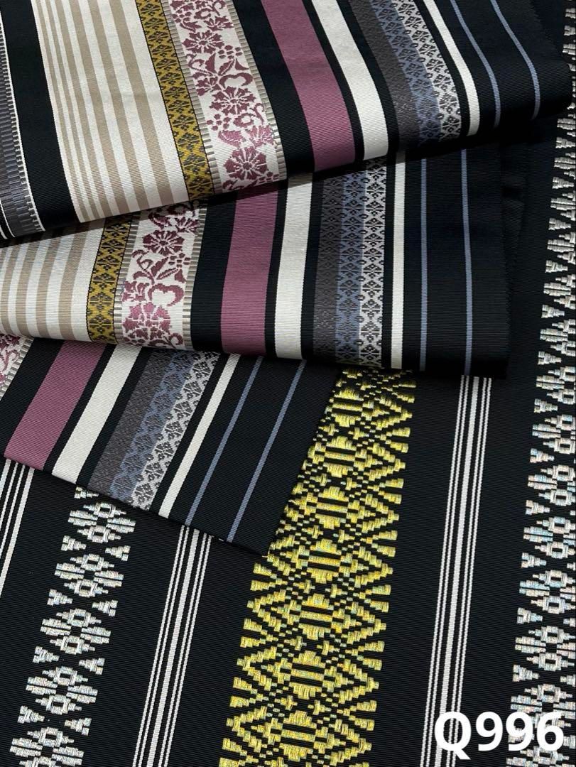 博多織 リバーシブル 全通 袋帯 献上柄 金糸 銀糸 正絹 - メルカリ