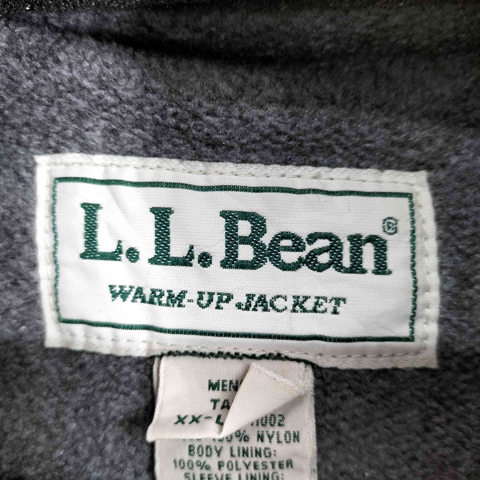 エルエルビーン L.L.Bean 80s WARM-UP JACKET 裏フリースジップ