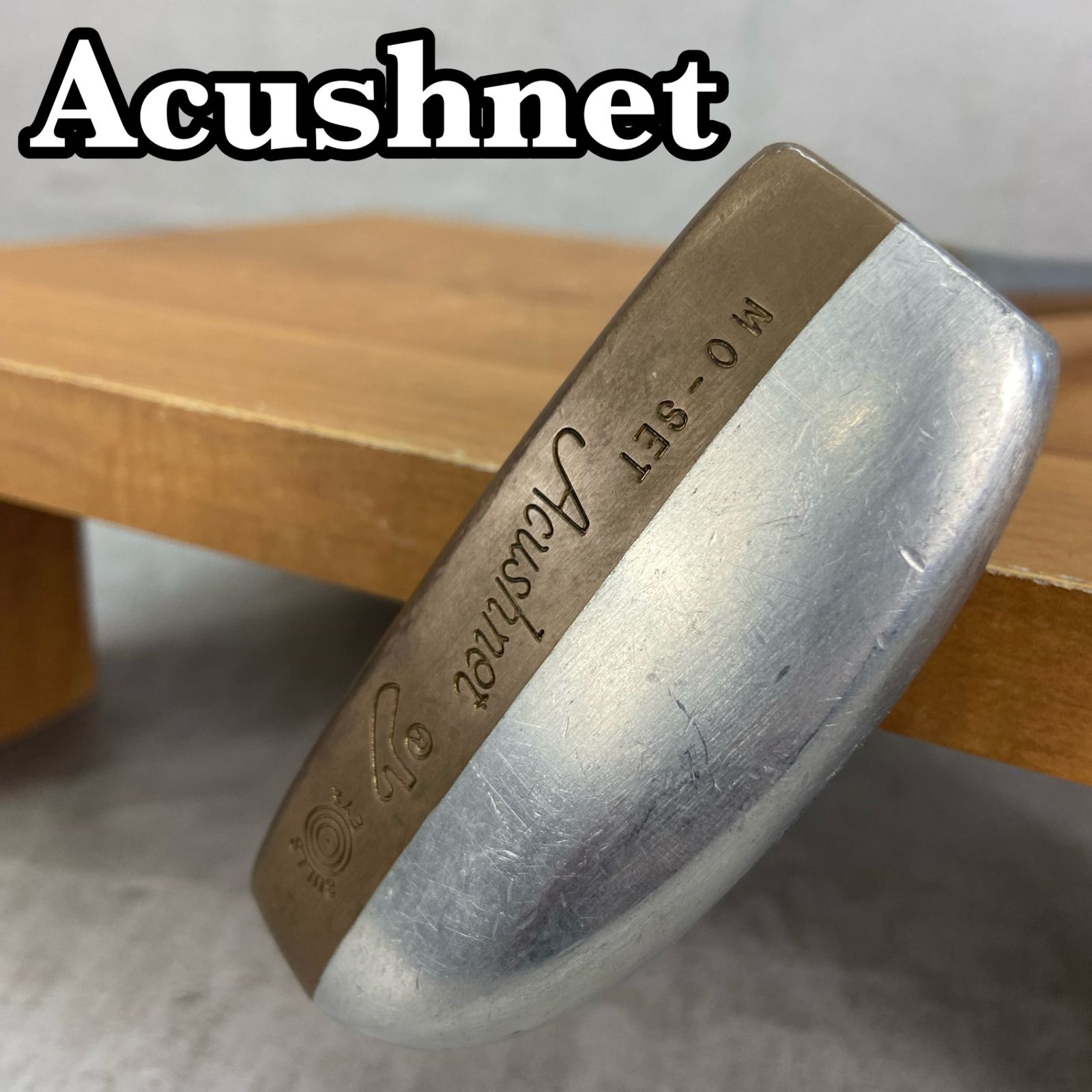 Acushnet　アクシネット　BULLS　EYE　ブルズアイ　メンズゴルフパター　スチール　右利き用　PT　ピン型　34インチ　577g Acushnet☆BULLS EYE☆メンズパター☆アクシネット☆ブルズアイ
