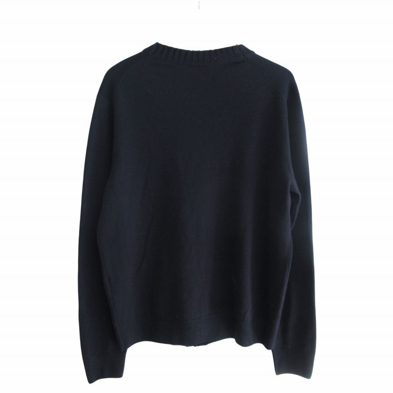 Cruciani（クルチアーニ）　ハイゲージウールニット　ガーメントダイ　46 Cruciani（クルチアーニ） ハイゲージウールニット ガーメントダイ 46