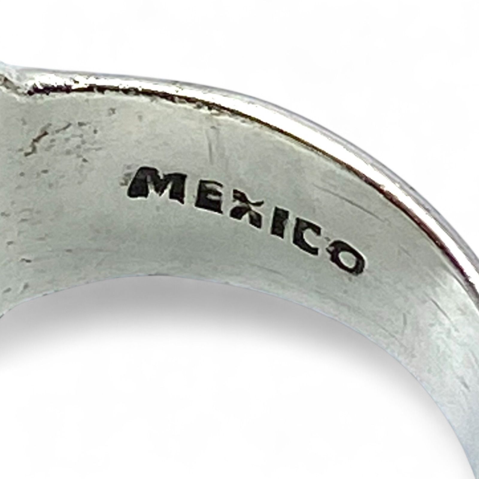 一点もの】MEXICO メキシコ Silver 925 刻印 00s Vintage Design Ring