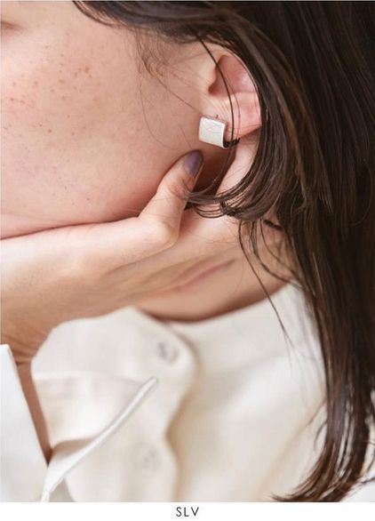 TODAYFUL トゥデイフル Square Petit Pierce (Silver925) スクエア 