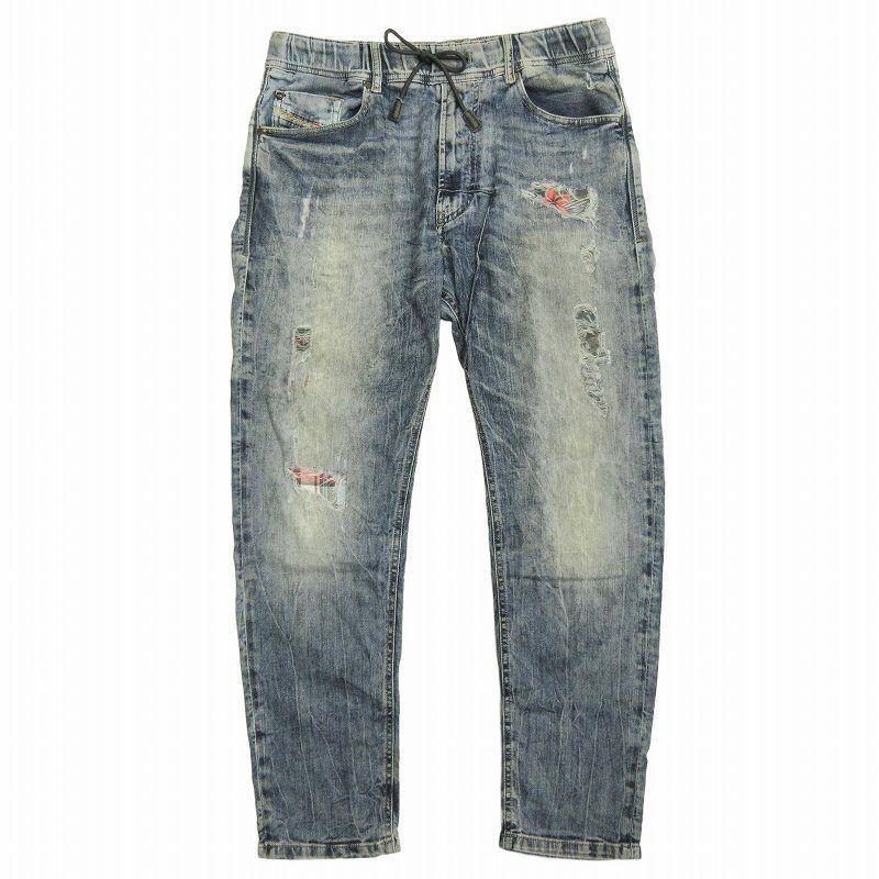 DIESEL ディーゼル NARROT-NE ナロット ジョグジーンズ JOGG JEANS ジョガー デニムパンツ W30 インディゴ  スウェットスキニー(W30)｜売買されたオークション情報、yahooの商品情報をアーカイブ公開 - ディーゼル