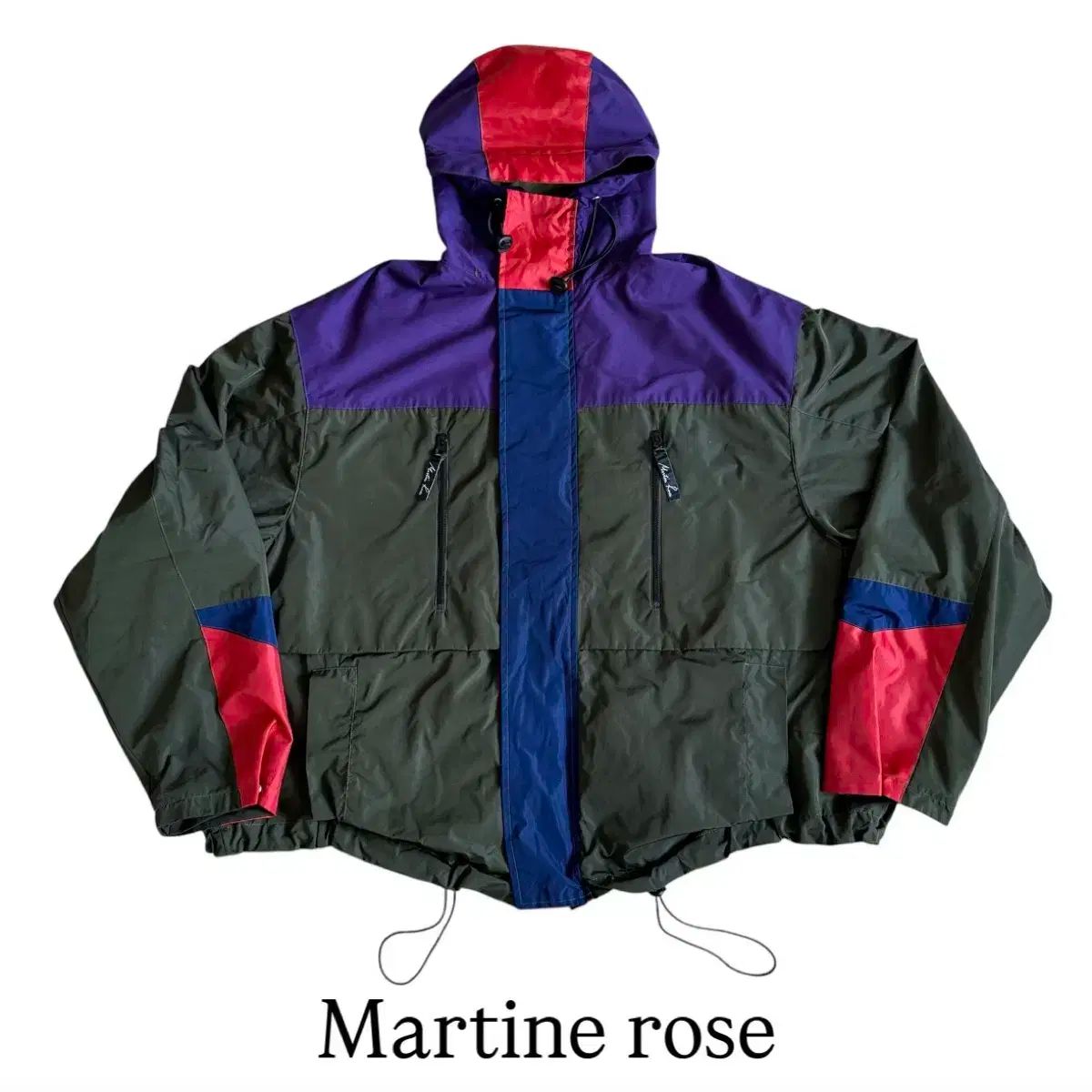 Martine rose(マーティン・ローズ) 18ss カラーブロック レイン 