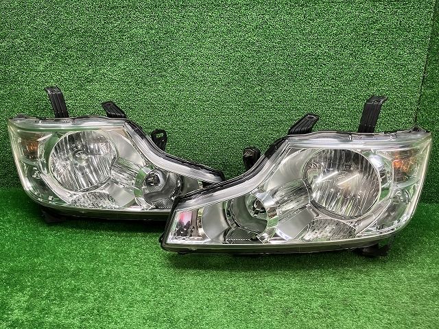 ホンダ　RK1/RK　ステップワゴン　前期　左右　ヘッドライト　HID　コーナー付き　100-22013　J1　レベ付き　バラスト付き　241129246