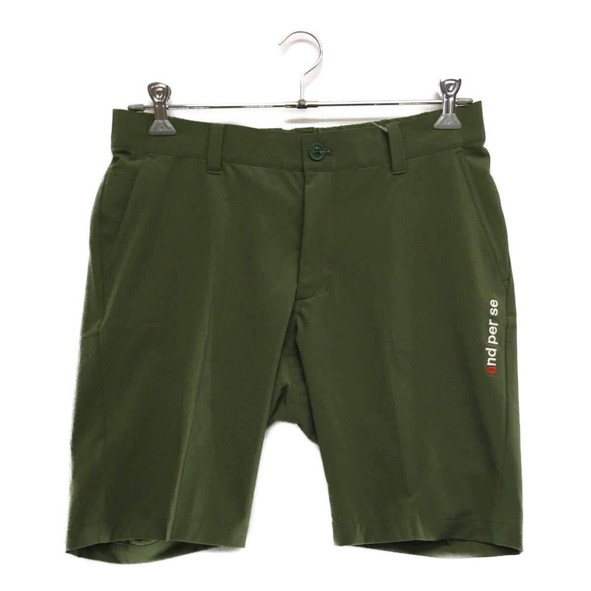 coco 中古 アンパスィ and per se メンズ ハーフパンツ LL カーキ 薄手 メンズ アンパスィ and per se ハーフパンツ LL カーキ 薄手