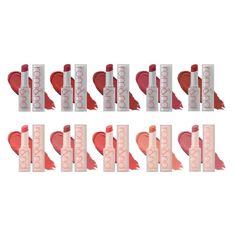 平日発送」rom&nd ロムアンド ゼロマットリップスティック 全10