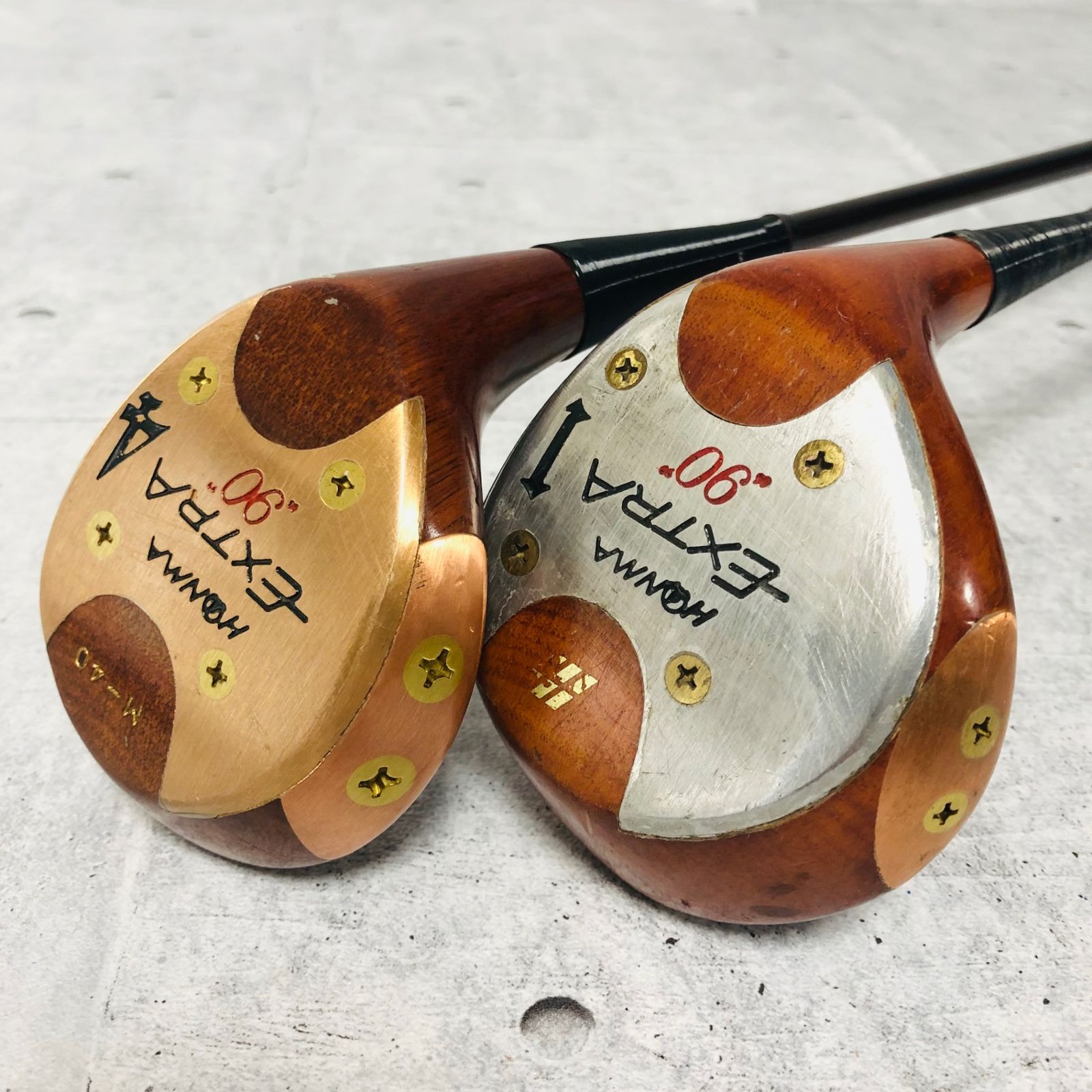 HONMA ホンマ EXTRA 90 パーシモン 1W 4W 2本 男女兼用 ゴルフ