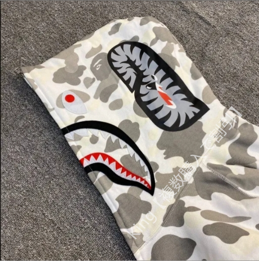 【大人気】A BATHING APE アベイシングエイプ 長袖 Sharkシャークパーカー 新品 男女兼用