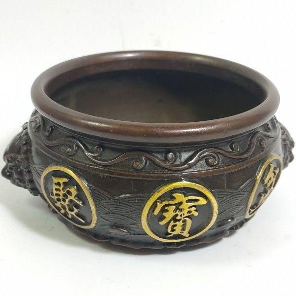 聚宝盆香炉 檀香盤 供仏香炉 仏具 香道具 工芸品 美術品 置物 聚宝盆香炉 檀香盤 供仏香炉 仏具 香道具 工芸品 美術品 置物