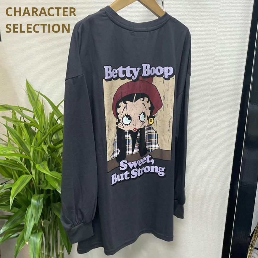 BETTY BOOP™/ キャラクターセレクション ベティブープ ロンT