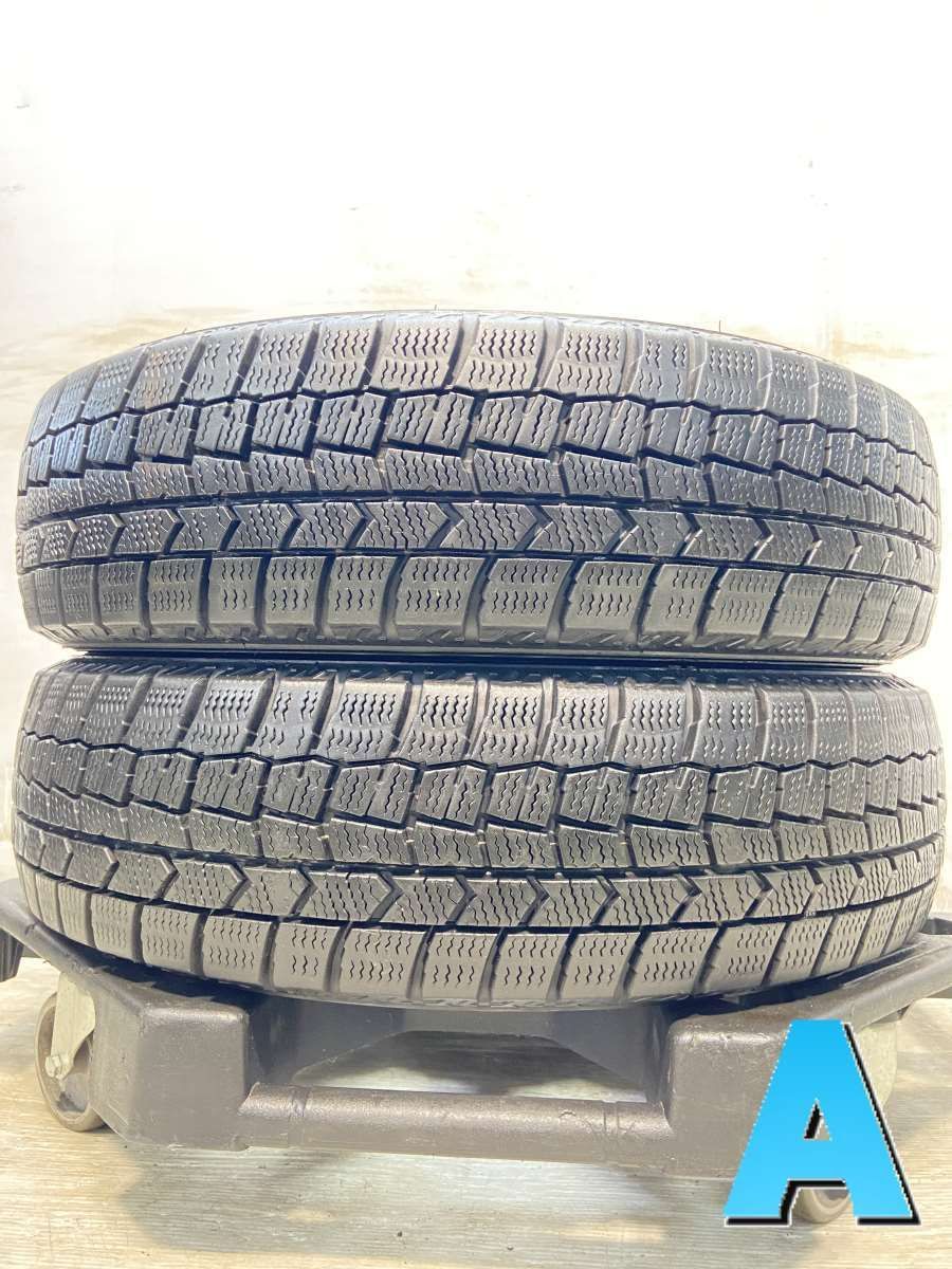 155/65R14  nダンロップ ウィンターマックス WM02 n中古タイヤ スタッドレスタイヤ 2本セットn w14240626034
