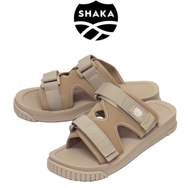 SHAKA シャカ SK-106 CHILL OUT チルアウト スライド サンダル BLACK SK006 TAUPE US11-約29.0cm