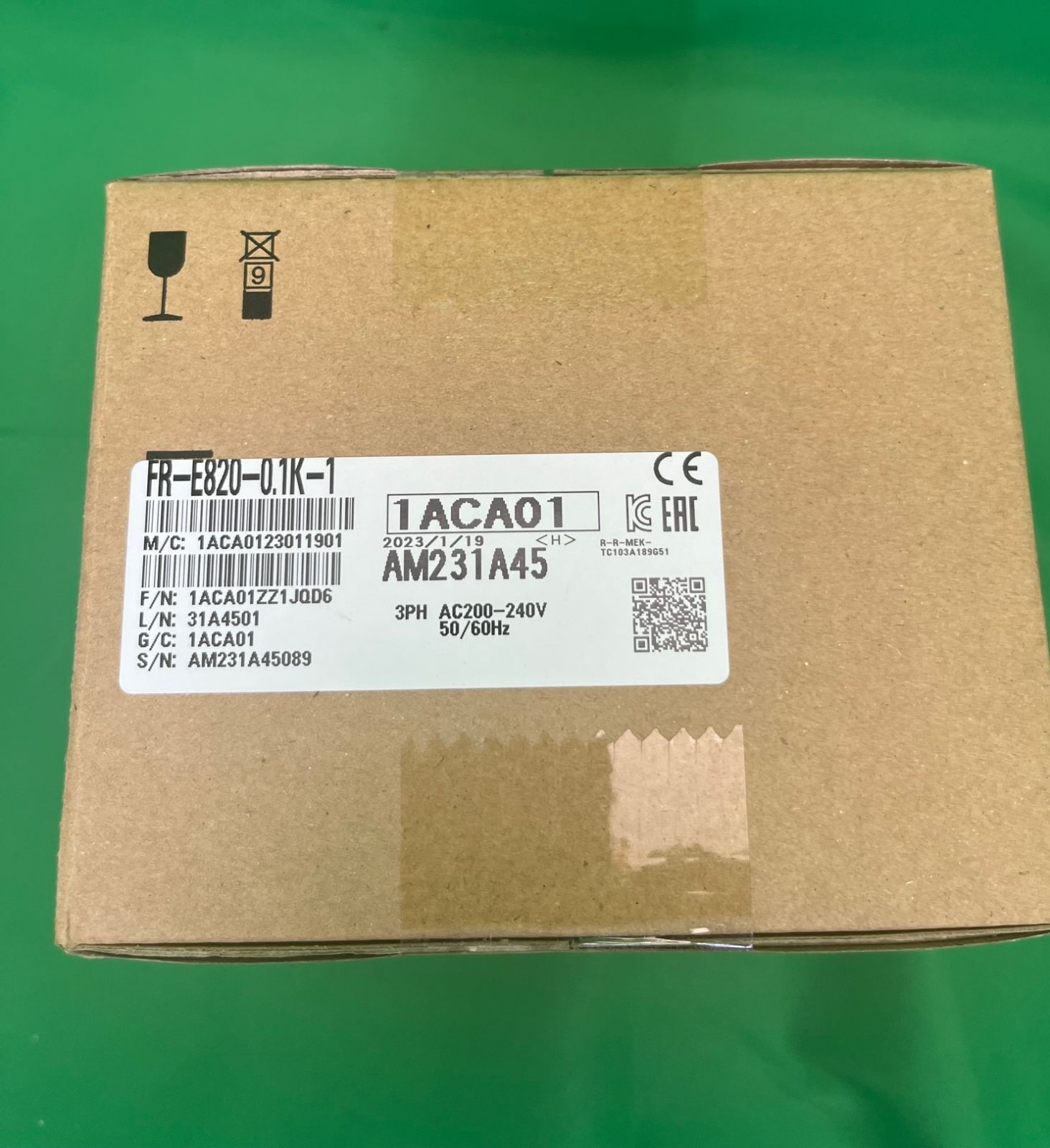 新品】三菱電機 インバーター FR-E820-0.1K-1 - メルカリ