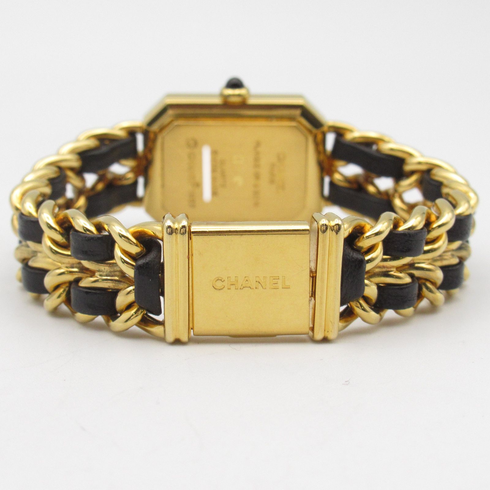 シャネル CHANEL 腕時計 プルミエールM H0001 ブラック GP