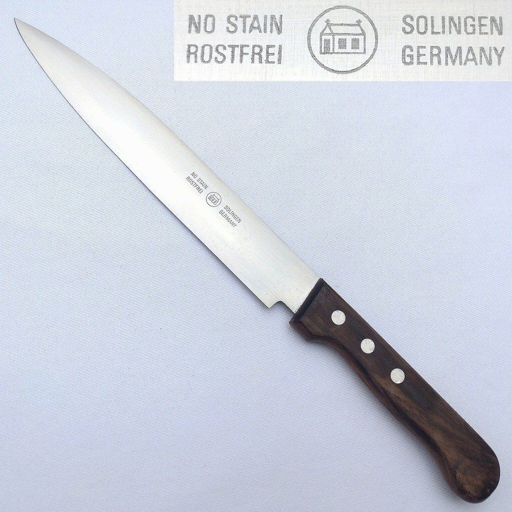キッチンナイフ NO STAIN ROSTFREI SOLINGEN GERMANY 刃長約197