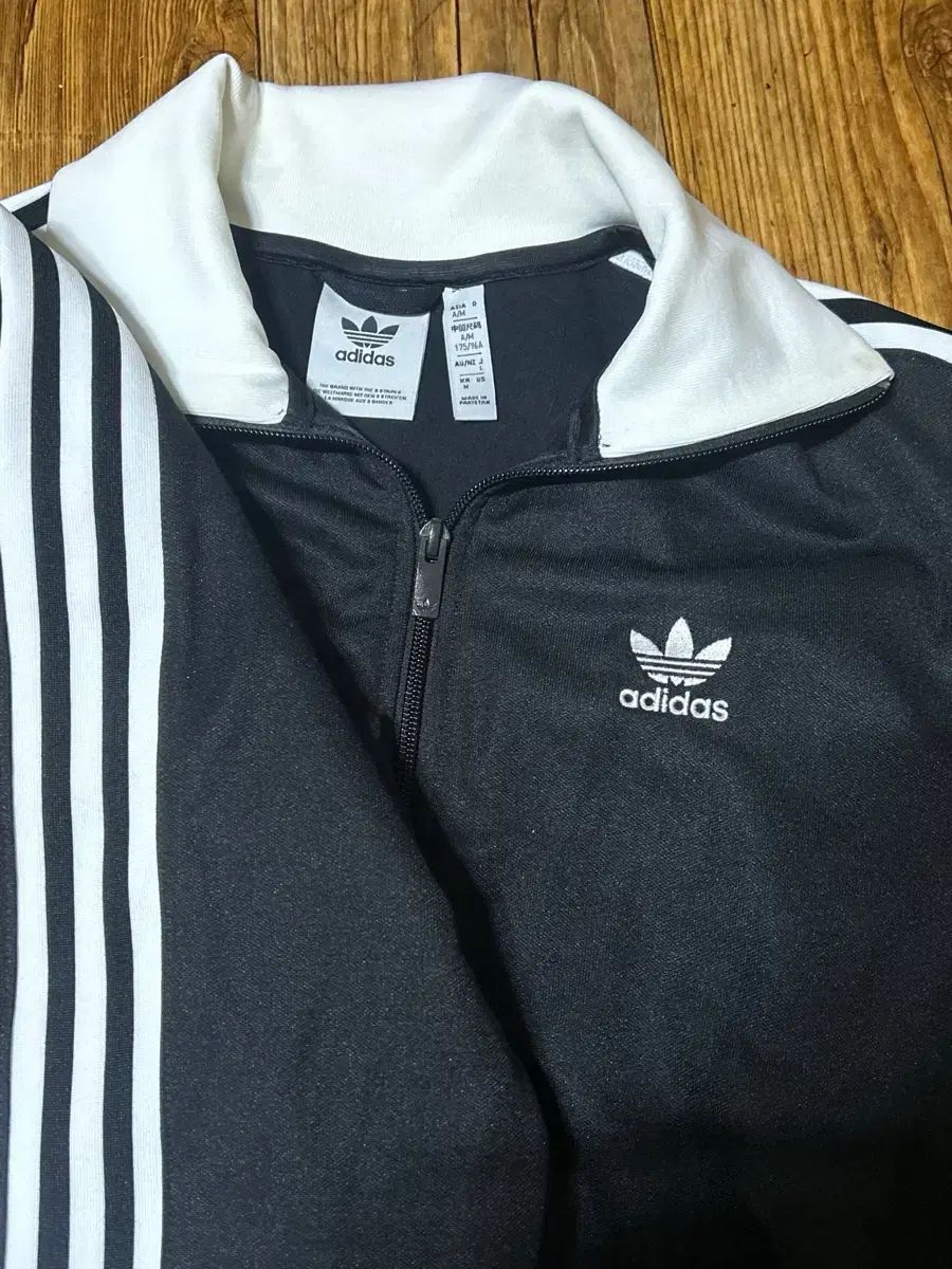 adidas アディダス BECKENBAUER ベッケンバウアー トラック ジャケット ジャージ 黒 m