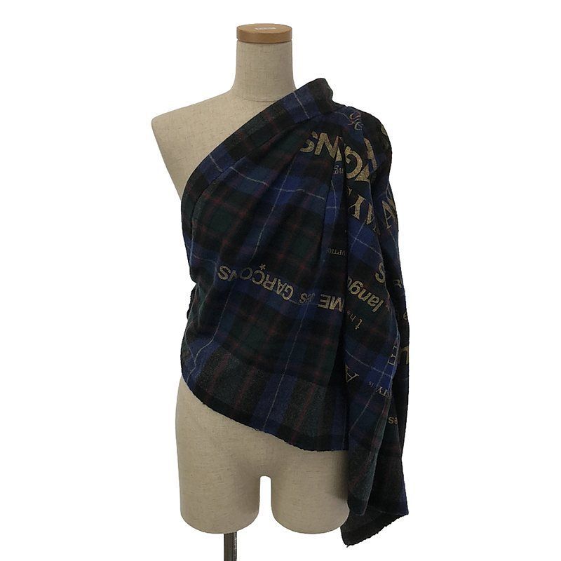 COMME des GARCONS / コムデギャルソン | 2003AW | Printed Check Half 