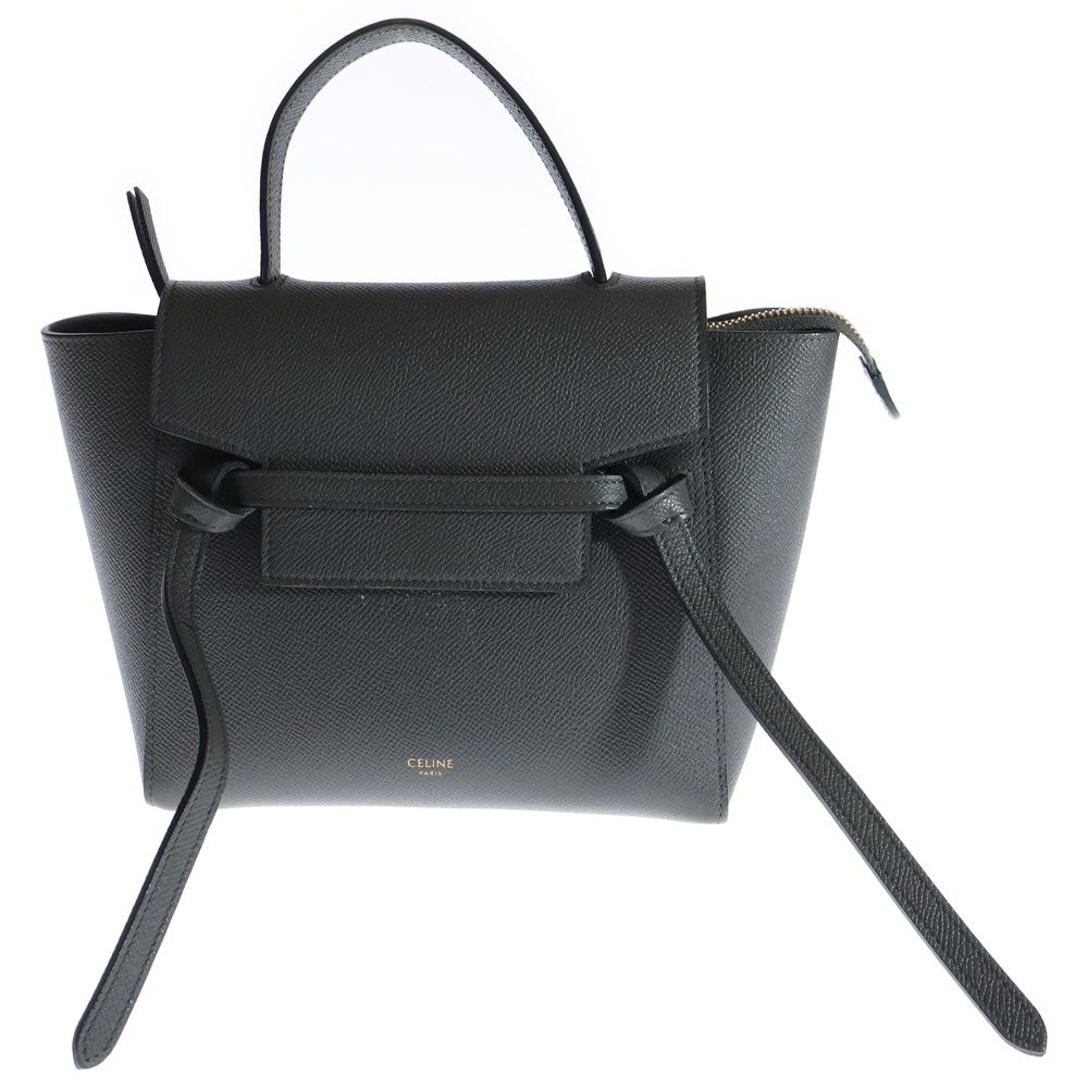 セリーヌ ナノ ベルトバッグ 2Way ショルダー ハンドバッグ 斜め掛け