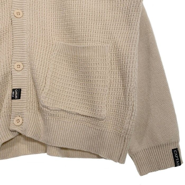 CAPTAINS HELM ベージュ カーディガン CAPTAINS HELM キャプテンズヘルム コットン カーディガン ナチュラル