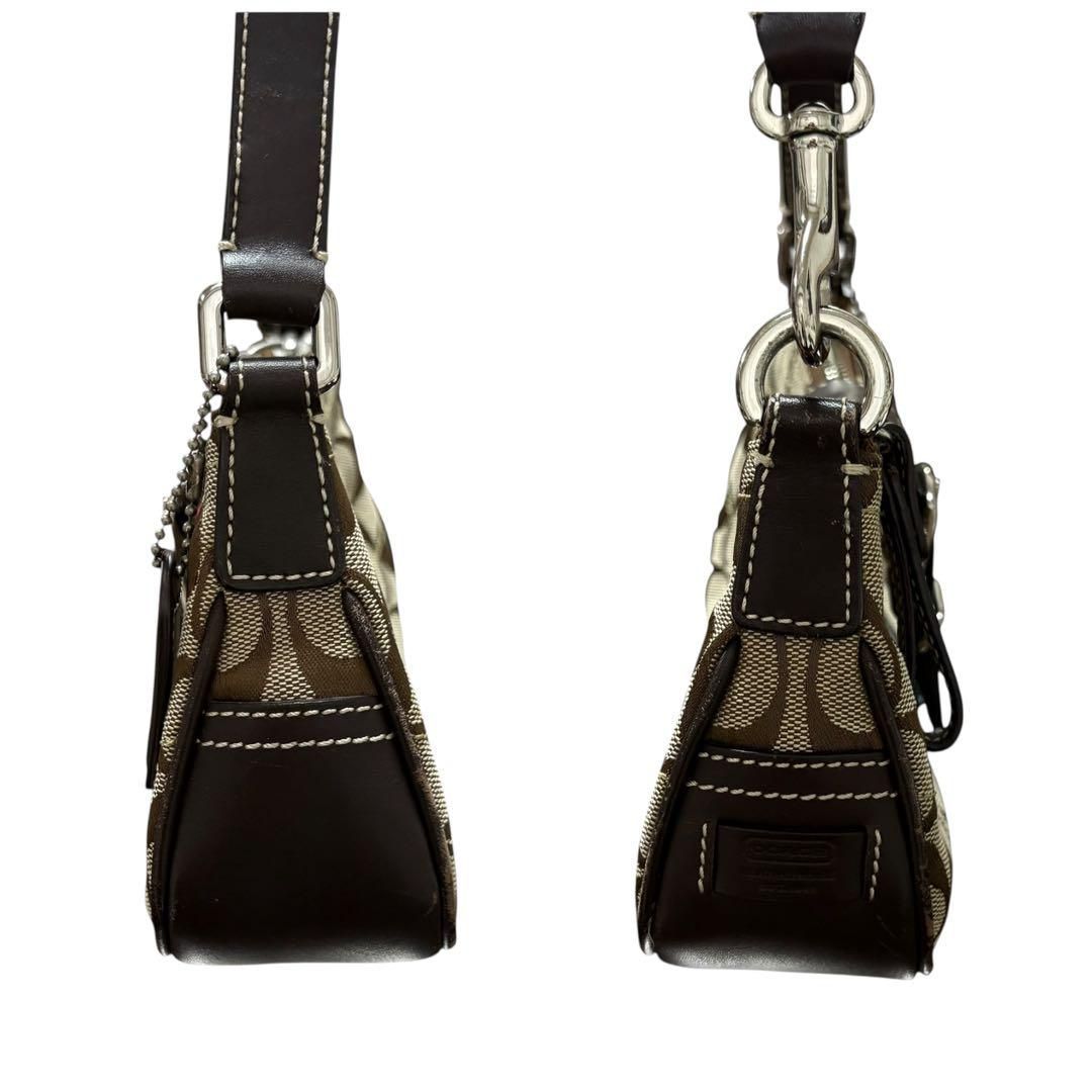 美品 COACH コーチ 6362 ソーホー シグネチャー アクセサリーポーチ 未使用級✨】COACH コーチ アクセサリーポーチ 黒 ソーホー 6362