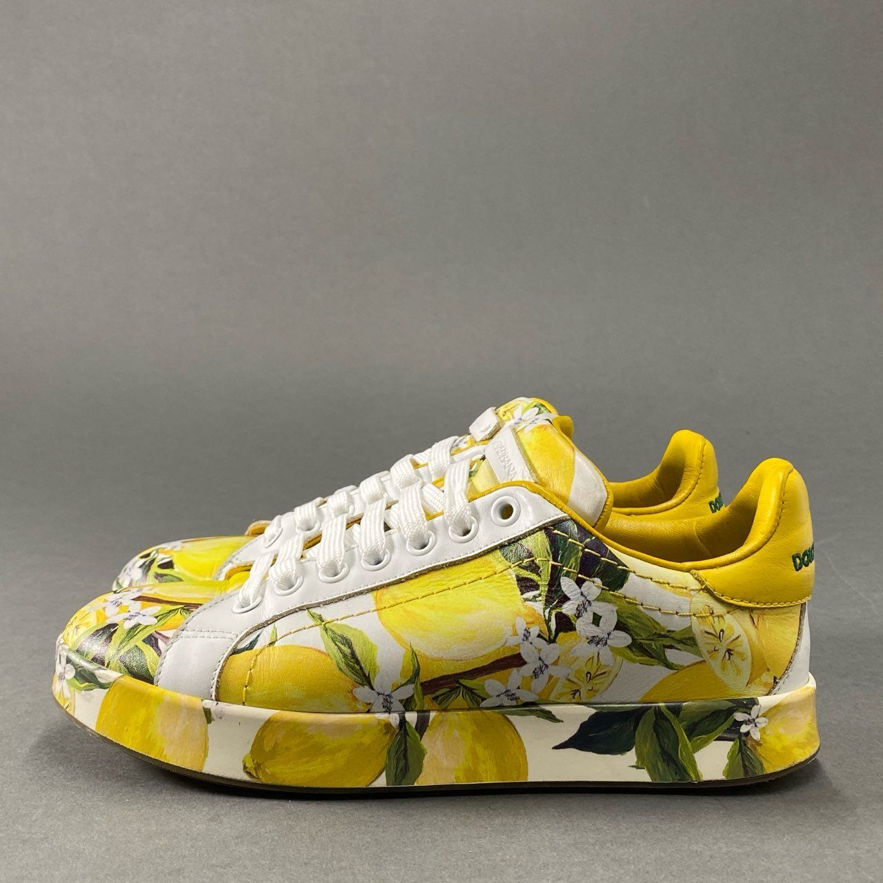 2i27 DOLCE&GABBANA ドルチェアンドガッバーナ レモン柄 ローカット 