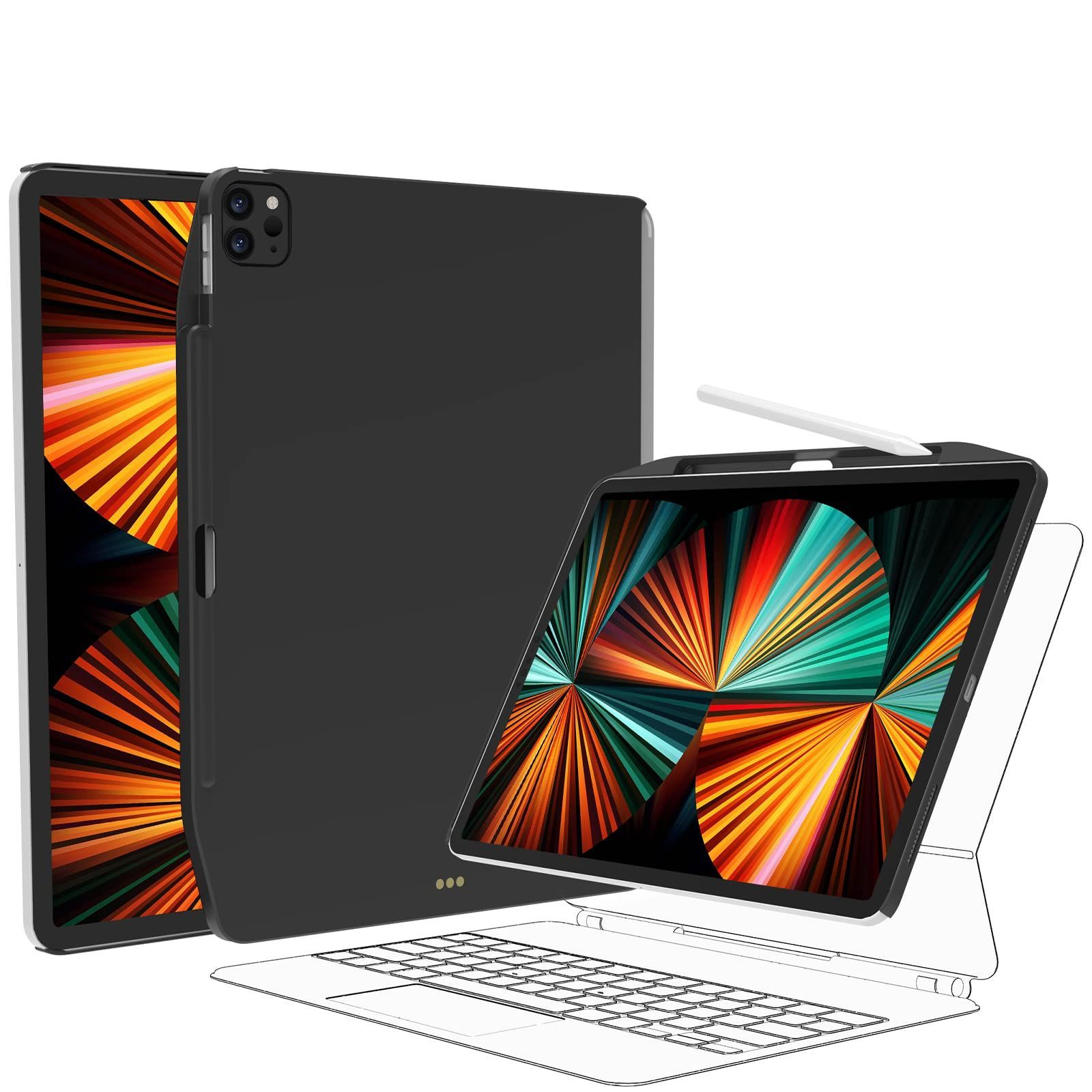 Apple Apple iPadPro12.9 保護ケース 対応 第6世代 対応 Folio 第5世代 Keyboard Keyboard アイパッドプロ Smart Magic 12.9インチ 純正 カバー 2025年 ペン収納 充電 対応 Pen