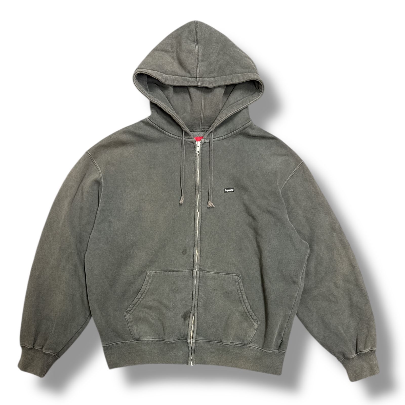 Supreme 24SS Overdyed Small Box Zip Up Hooded Sweatshirt オーバー 
