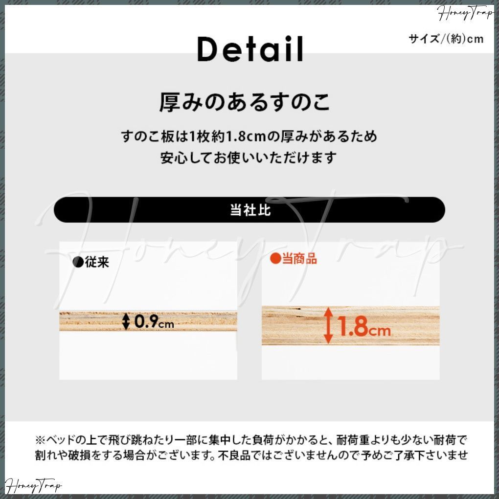 マットレス付セミダブルベッド