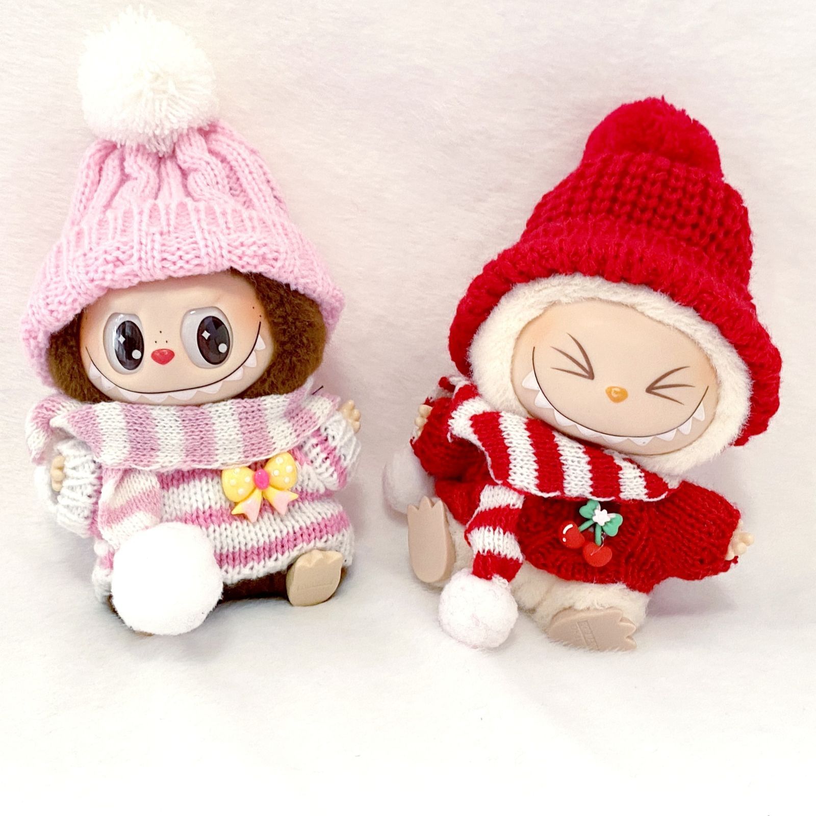 labubu ぬいぐるみ　赤　開封未使用品 正規品⭐︎新品 開封済ラブブLabubu LOVE 赤THEMONSTERS - メルカリ