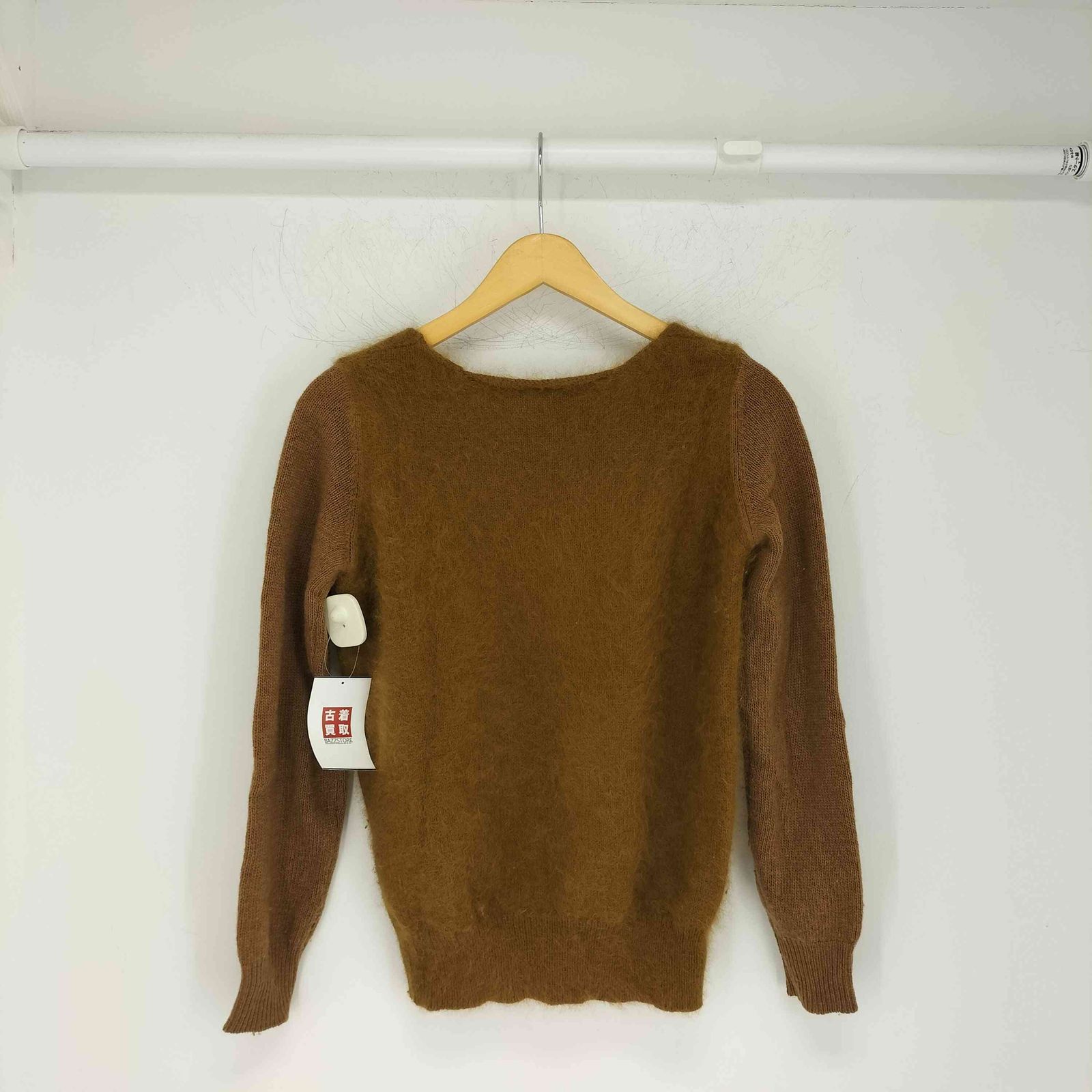 ロベルトコリーナ　定価29700円　2way シャギーアンゴラ　ニットグリーン ロベルトコリーナ 定価29700円 2way シャギーアンゴラ ニット