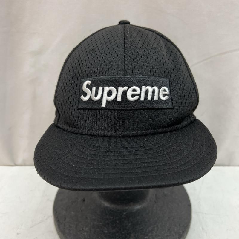 シュプリーム ニューエラキャップ 7 1/2 Supreme◇22AW/S LOGO NEWERA/キャップ/7 1/2/ウール/BLK/メンズ