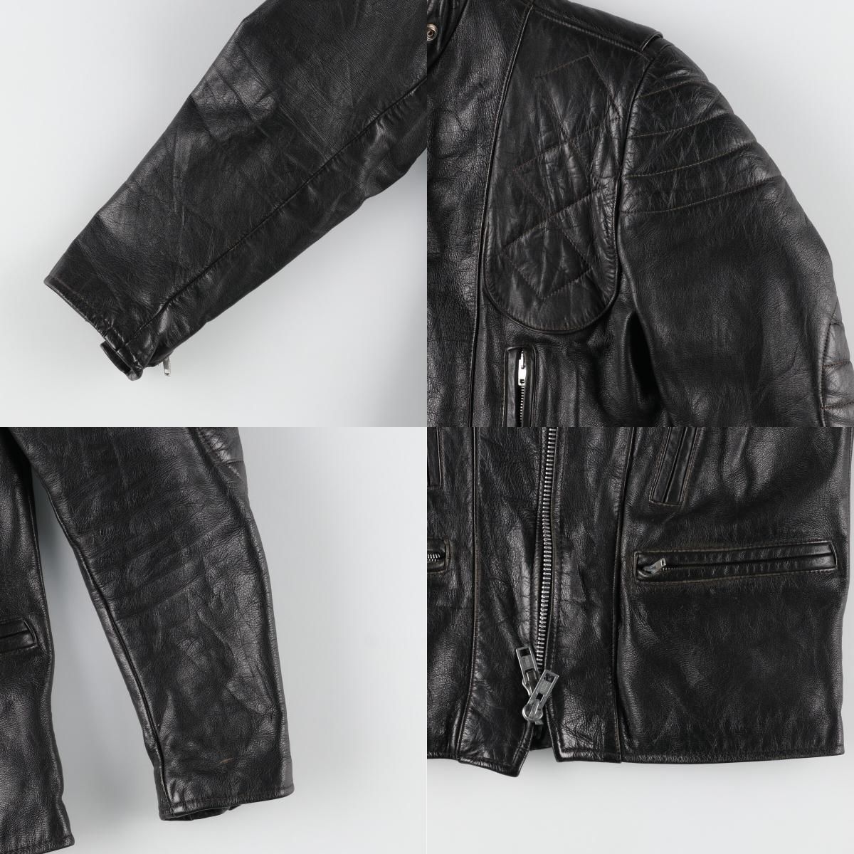 古着 70年代 Brimaco シングルライダースジャケット カナダ製