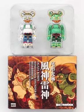 フィギュア　BE＠RBRICK-ベアブリック- 尾形光琳 風神雷神(2体セット) 東京国立博物館限定 Today's SOLAMACHI】 東京国立博物館所蔵の重要文化財、尾形光琳