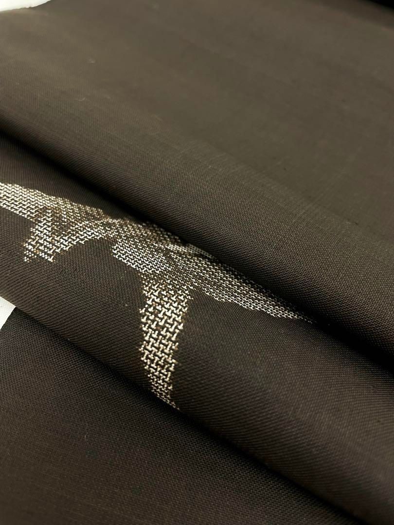 本場奄美大島紬 銀座もとじ別注 古代染色 純泥染正絹 反物 本場奄美大島紬、純泥染反物② 本場奄美大島紬 銀座もとじ別注 古代