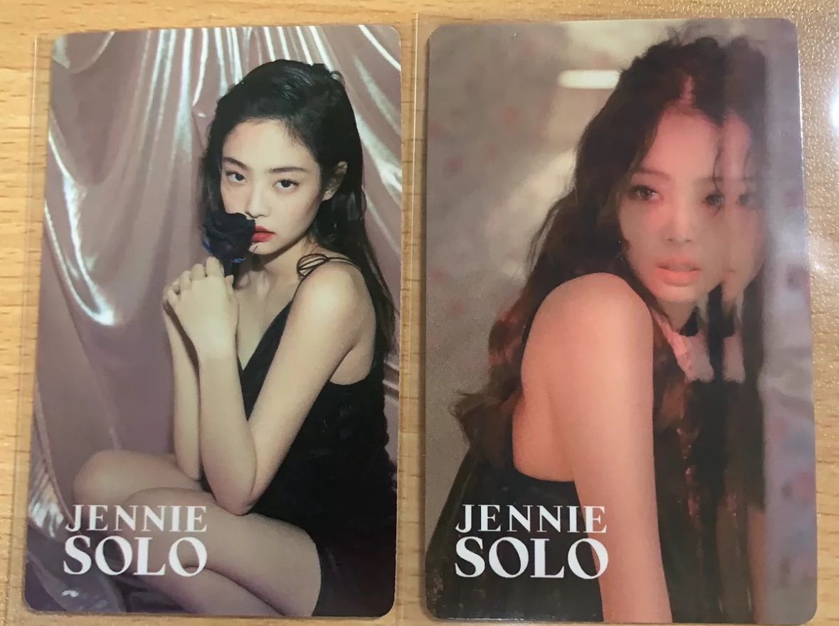 BLACKPINK JENNIE SOLO 公式 特典 トレカ ヴィンテージ