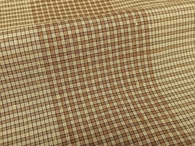 平和屋着物＊夏物 結城紬 夏結城 格子 正絹 逸品 AABB6760jd 平和屋
