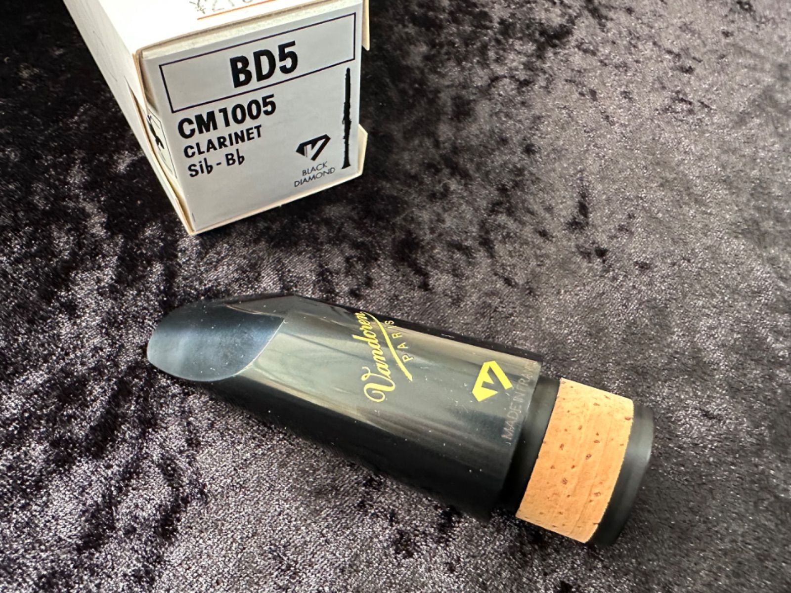 バンドレン B♭クラリネット マウスピース ブラックダイアモンド