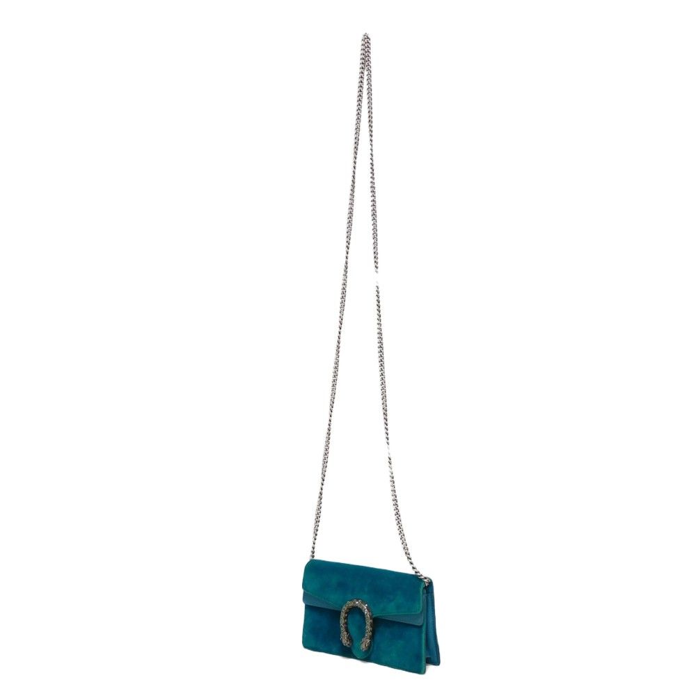 極美品　37　GUCCI　グッチ　デュオニソス　ベロア　チェーン　ミニ　パープル 極美品 37 GUCCI グッチ デュオニソス ベロア チェーン ミニ