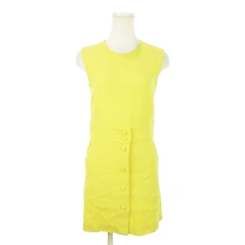 訳あり　ヴァレンティノ　ノースリーブミニワンピース　黄色 レッド ヴァレンティノ RED VALENTINO ミニワンピース
